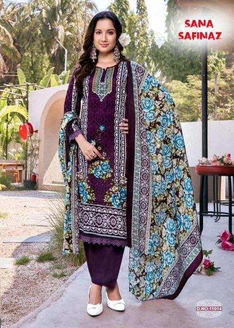 Ganesha sana safinaz vol-11 cotton dress material wholesale price